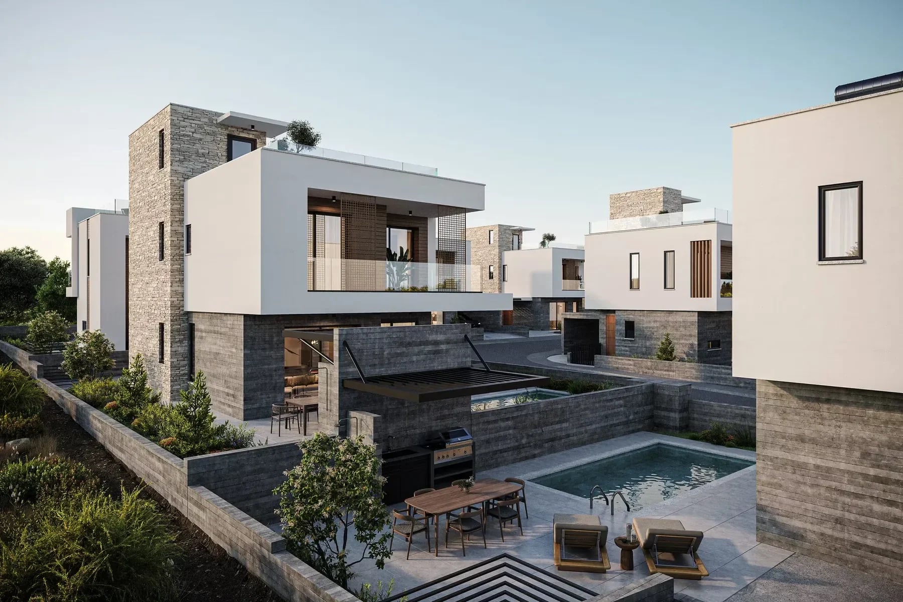 Armonia Homes — Agia Marinouda, Paphos, render