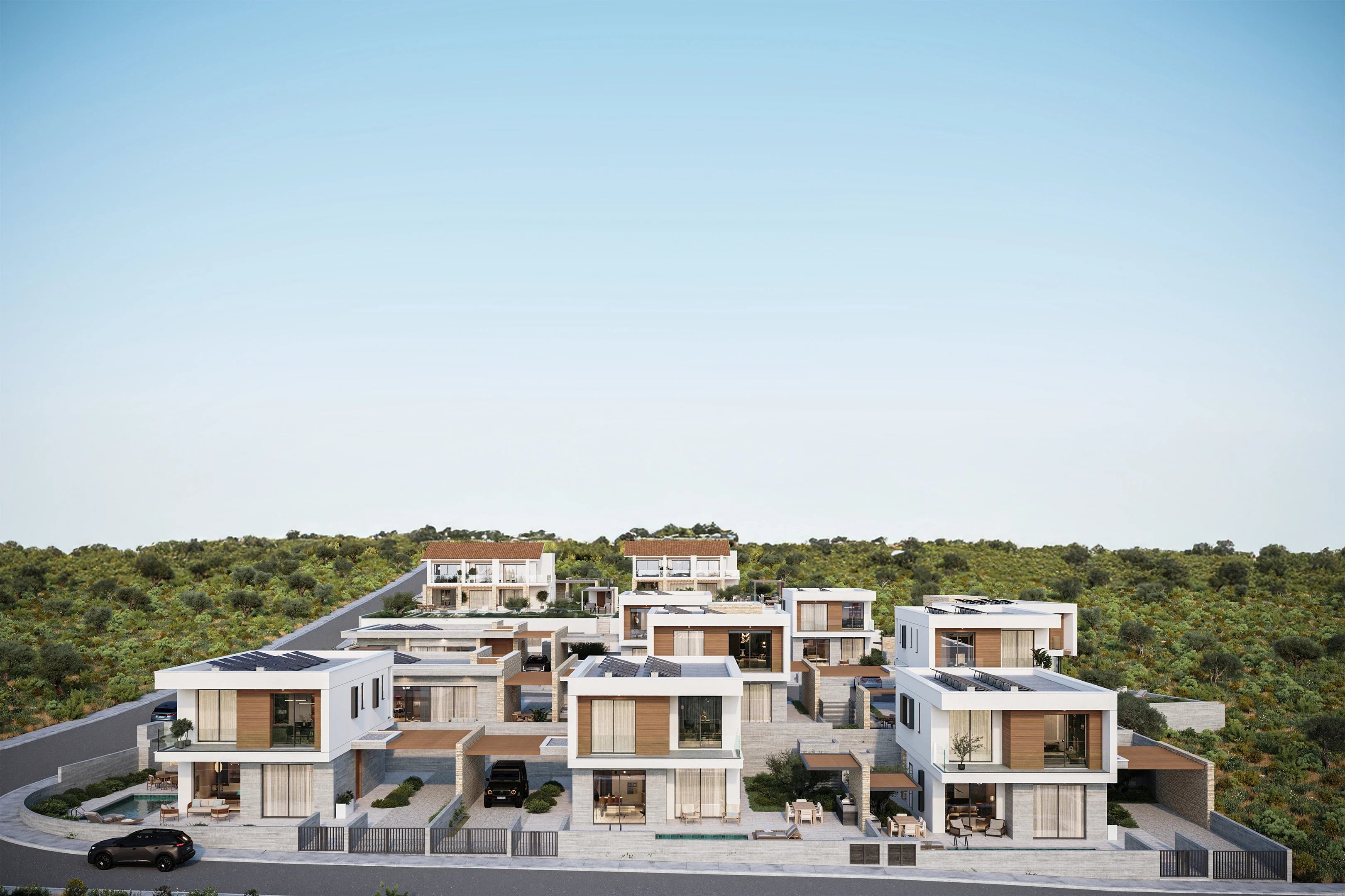 Aurelia Homes — Tala, Paphos, render