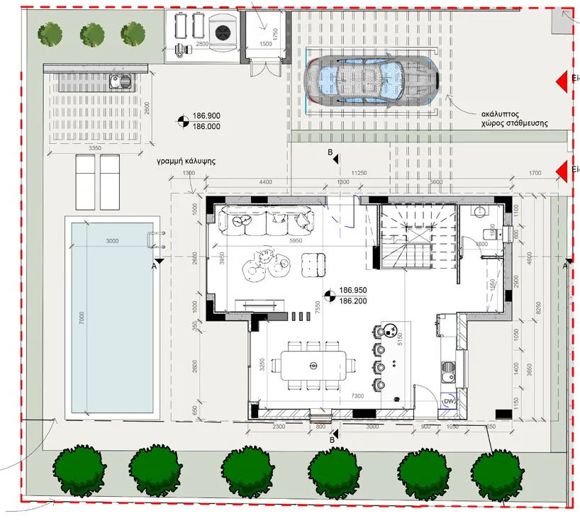 Floor plan Villa 6