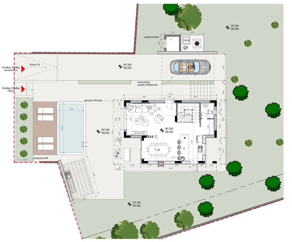 Floor plan Villa 9