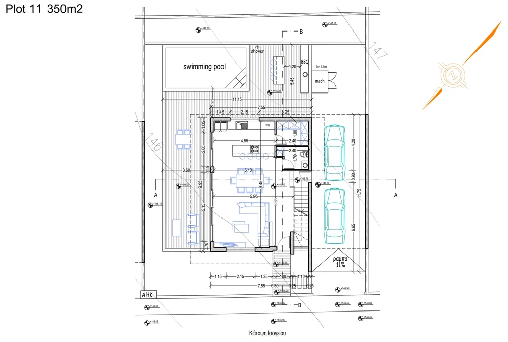Floor plan Villa 11