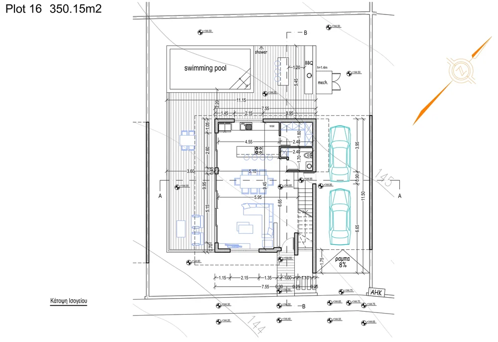 Floor plan Villa 16