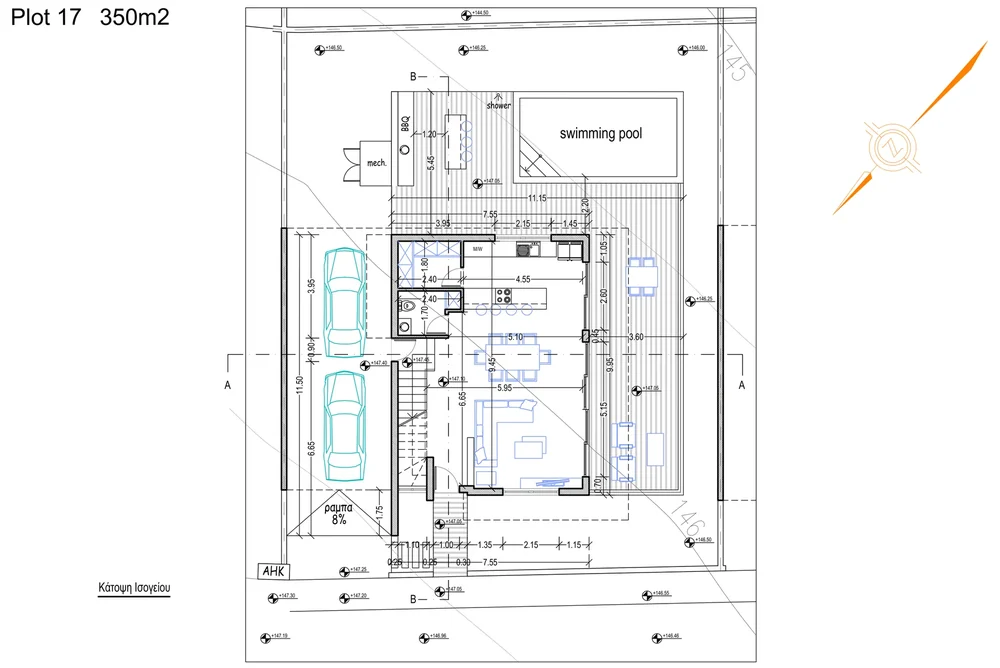 Floor plan Villa 17