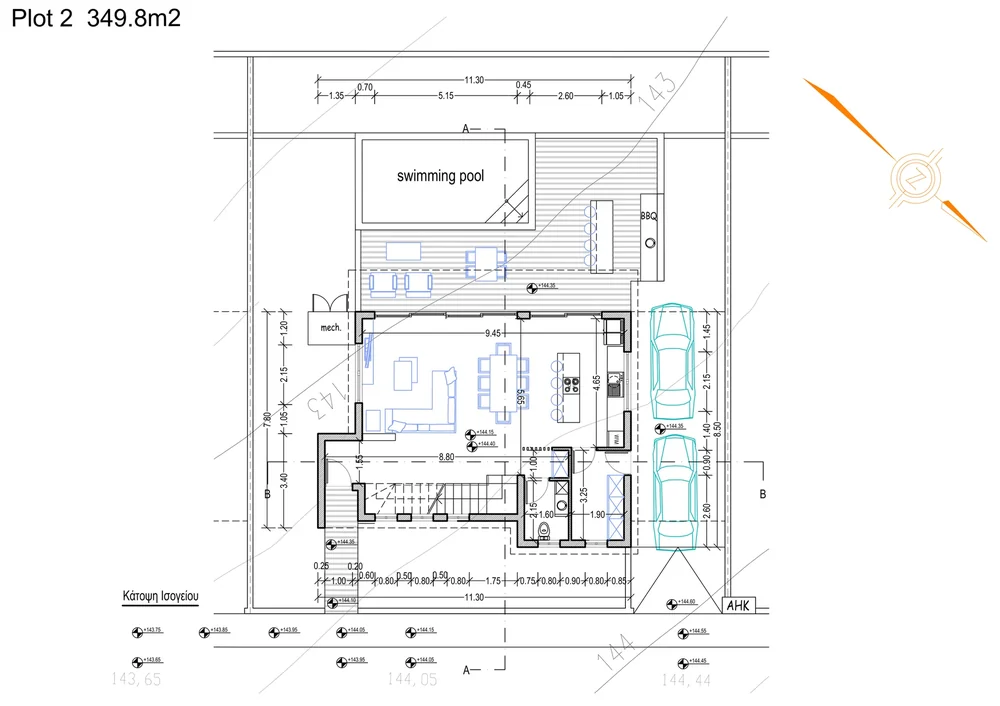 Floor plan Villa 2