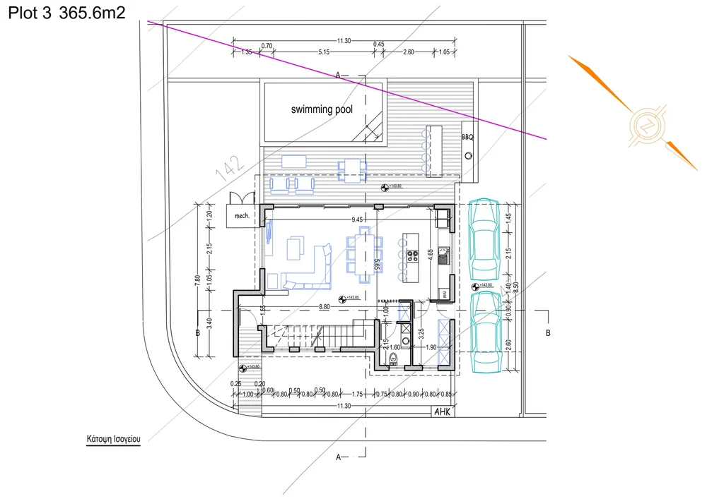 Floor plan Villa 3
