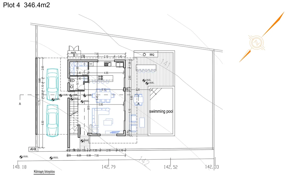 Floor plan Villa 4
