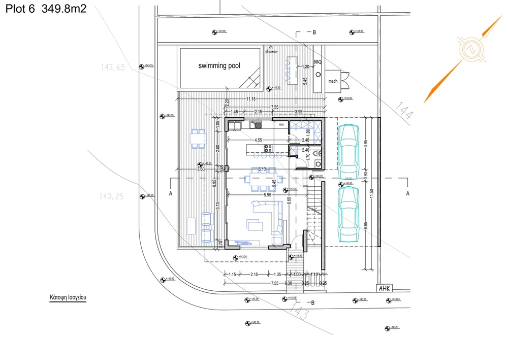 Floor plan Villa 6