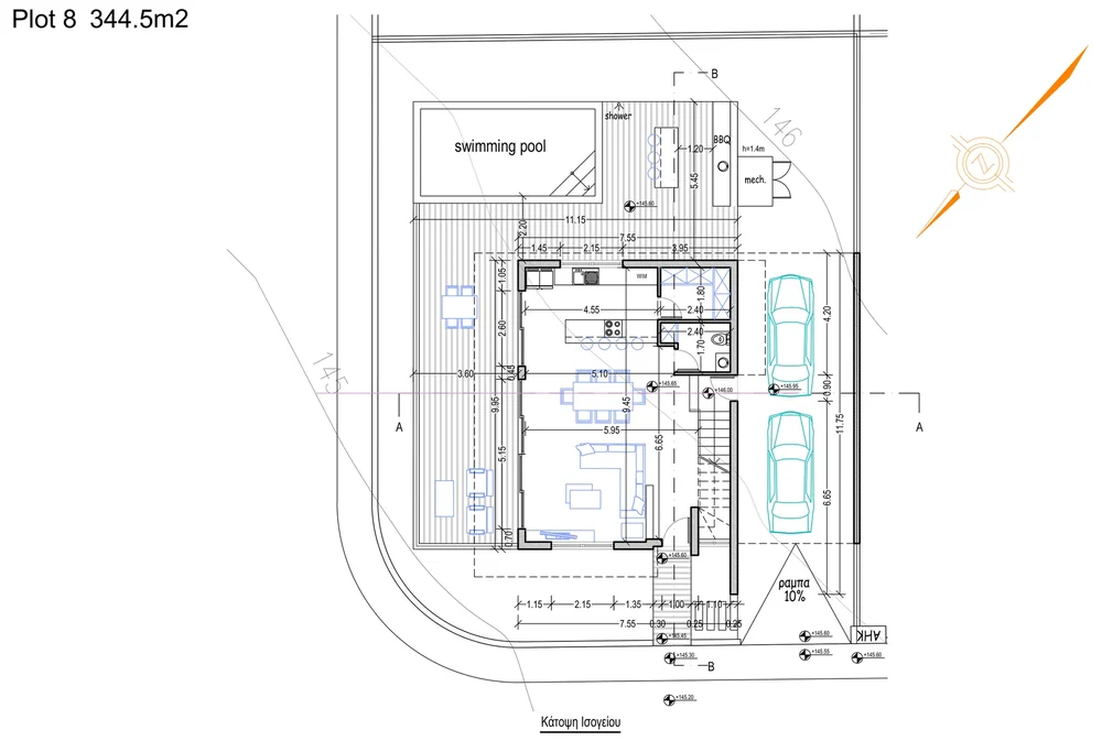 Floor plan Villa 8